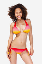 Stranded Sunset O-Ring Strappy Triangle & Ultra Cheeky Bikini Set
